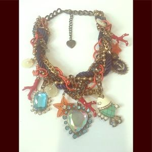 Betsey Johnson nautical necklace